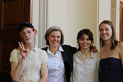 Maggie and Students