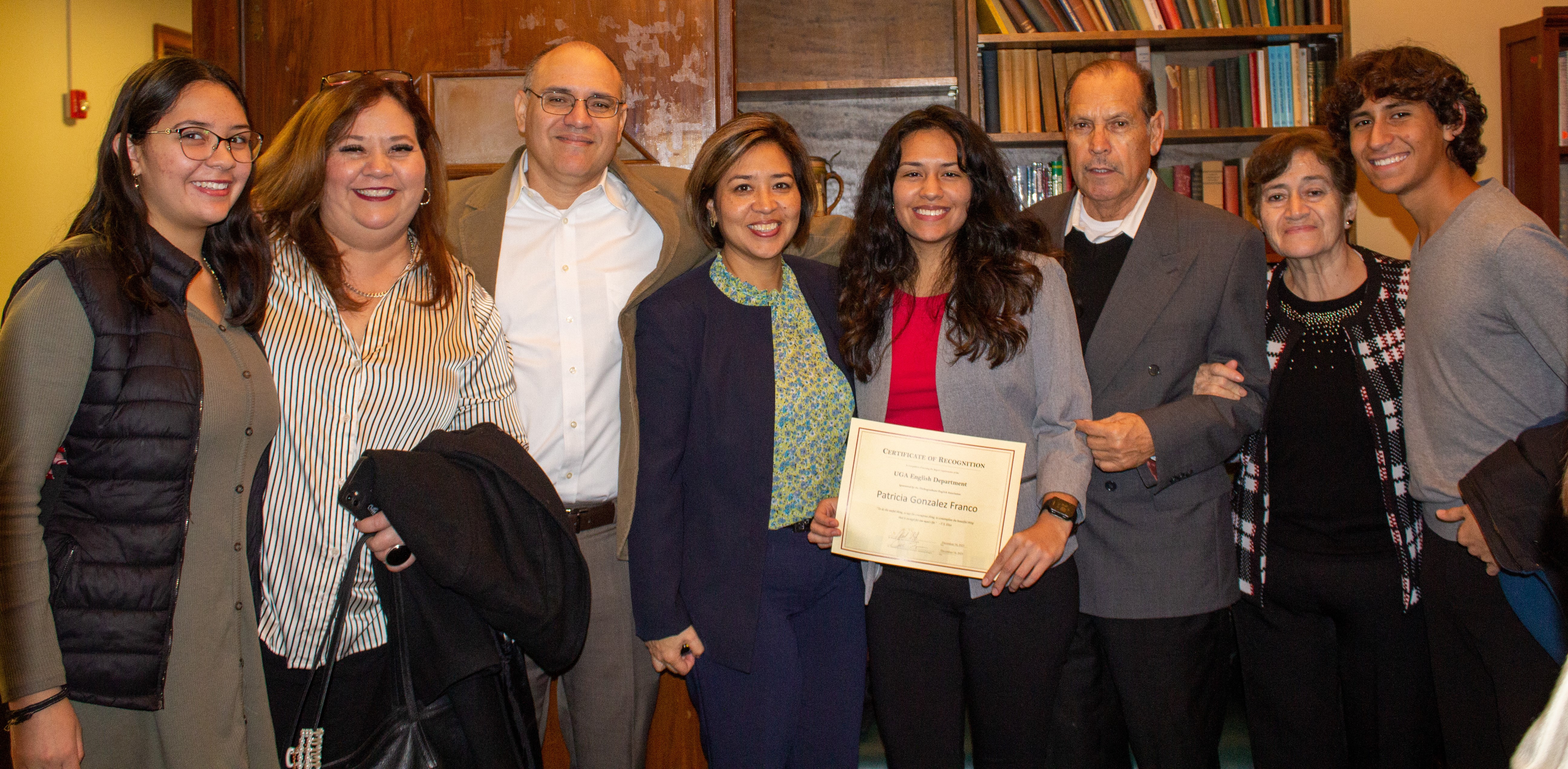 Patricia Gonzalez Franco and family