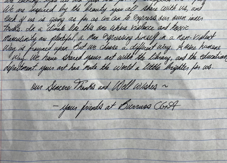 Handwritten Letter