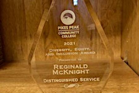 2021 Pikes Peak Community College Diversity, Equity, and Inclusion Distinguished Service Award