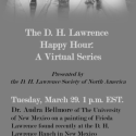 The D. H. Lawrence Happy Hour: A Virtual Series